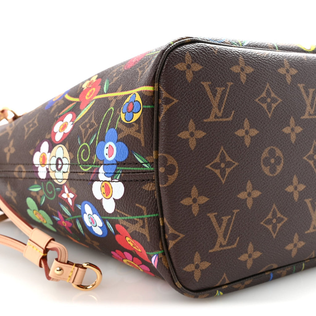 LV X TM Monogram Flowers Neverfull MM