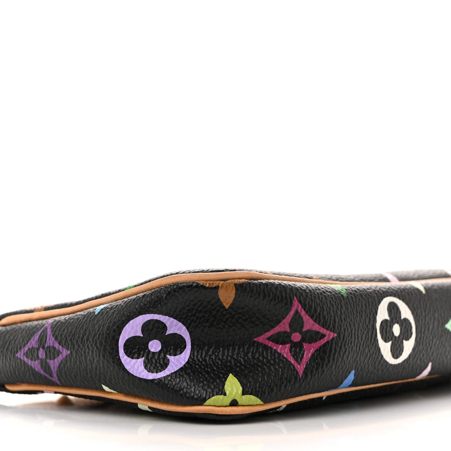Monogram Multicolor Pochette Accessories Black