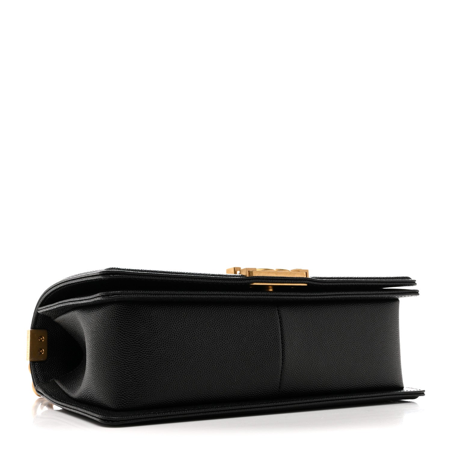Caviar Quilted Medium Boy Flap Black