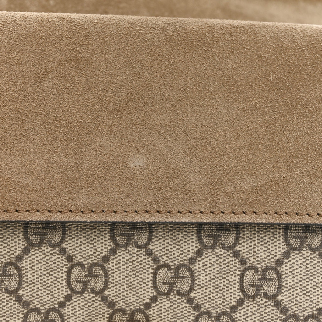 GG Supreme Monogram Mini Dionysus Shoulder Bag Taupe
