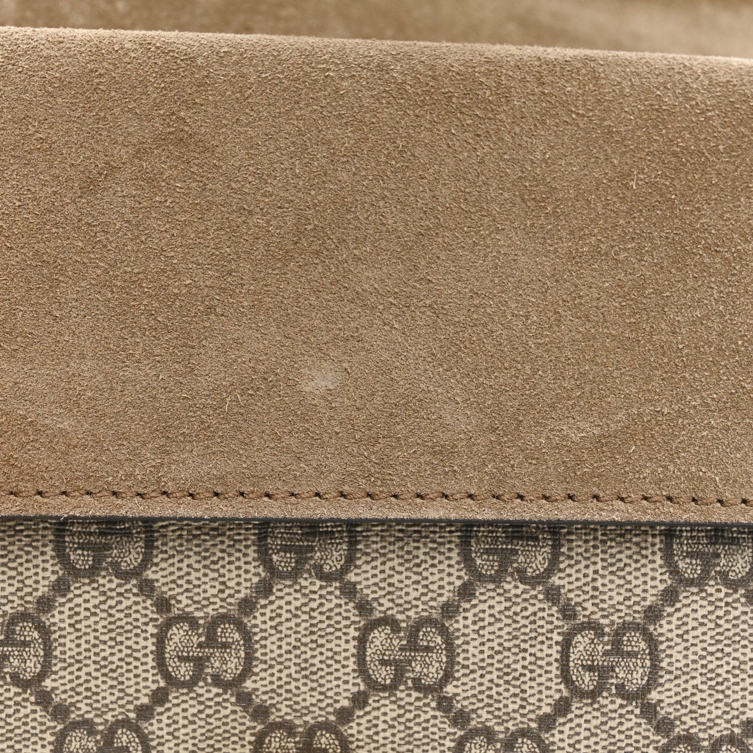 GG Supreme Monogram Mini Dionysus Shoulder Bag Taupe