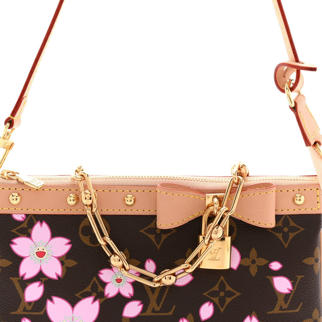 LV X TM Monogram Pochette Accessories Sakura Brown