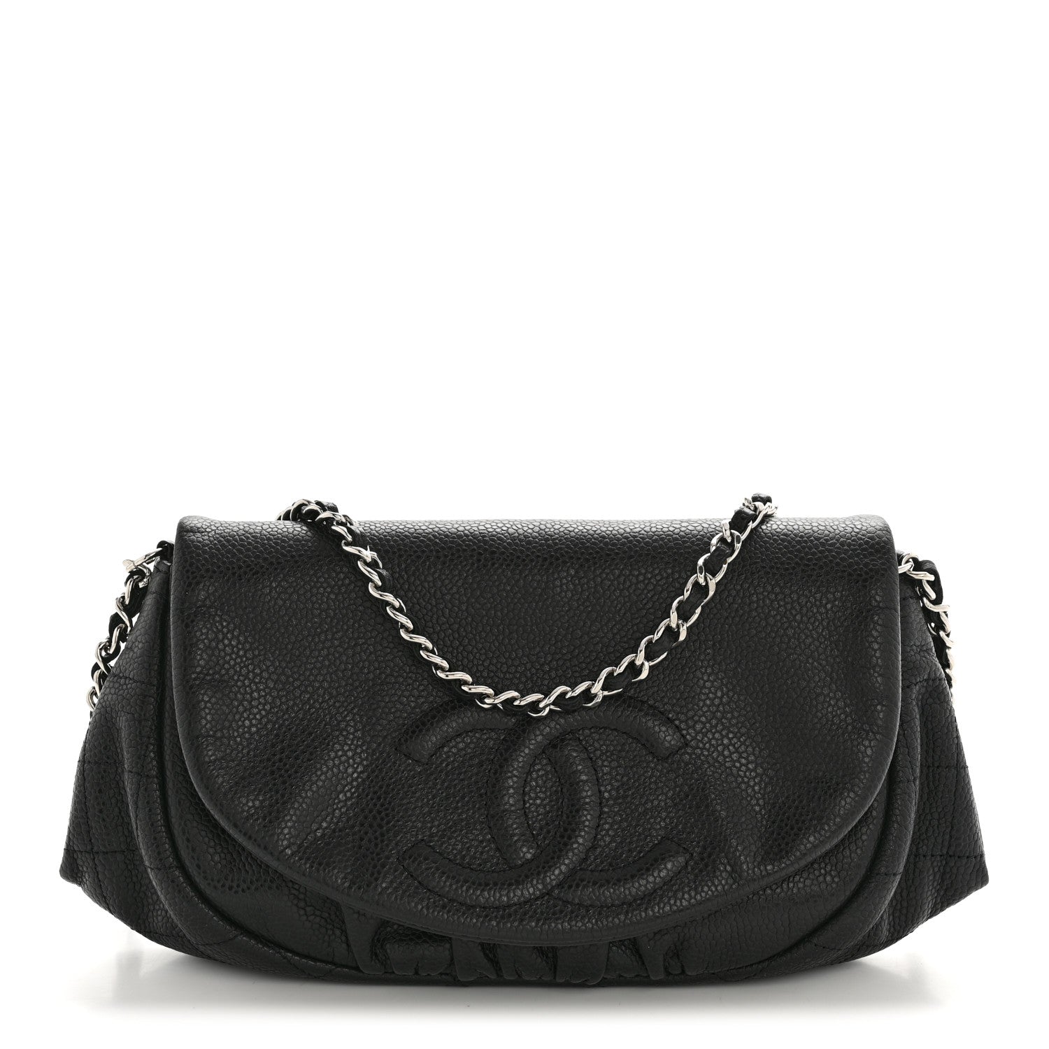 Caviar Half Moon Wallet On Chain WOC Black