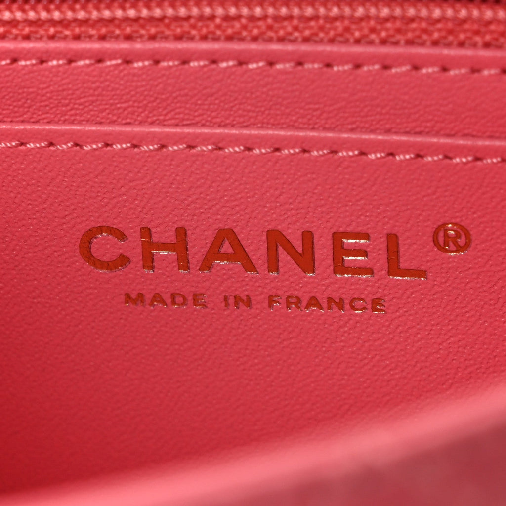 Aged Calfskin Quilted 2.55 Reissue Mini Flap Pink