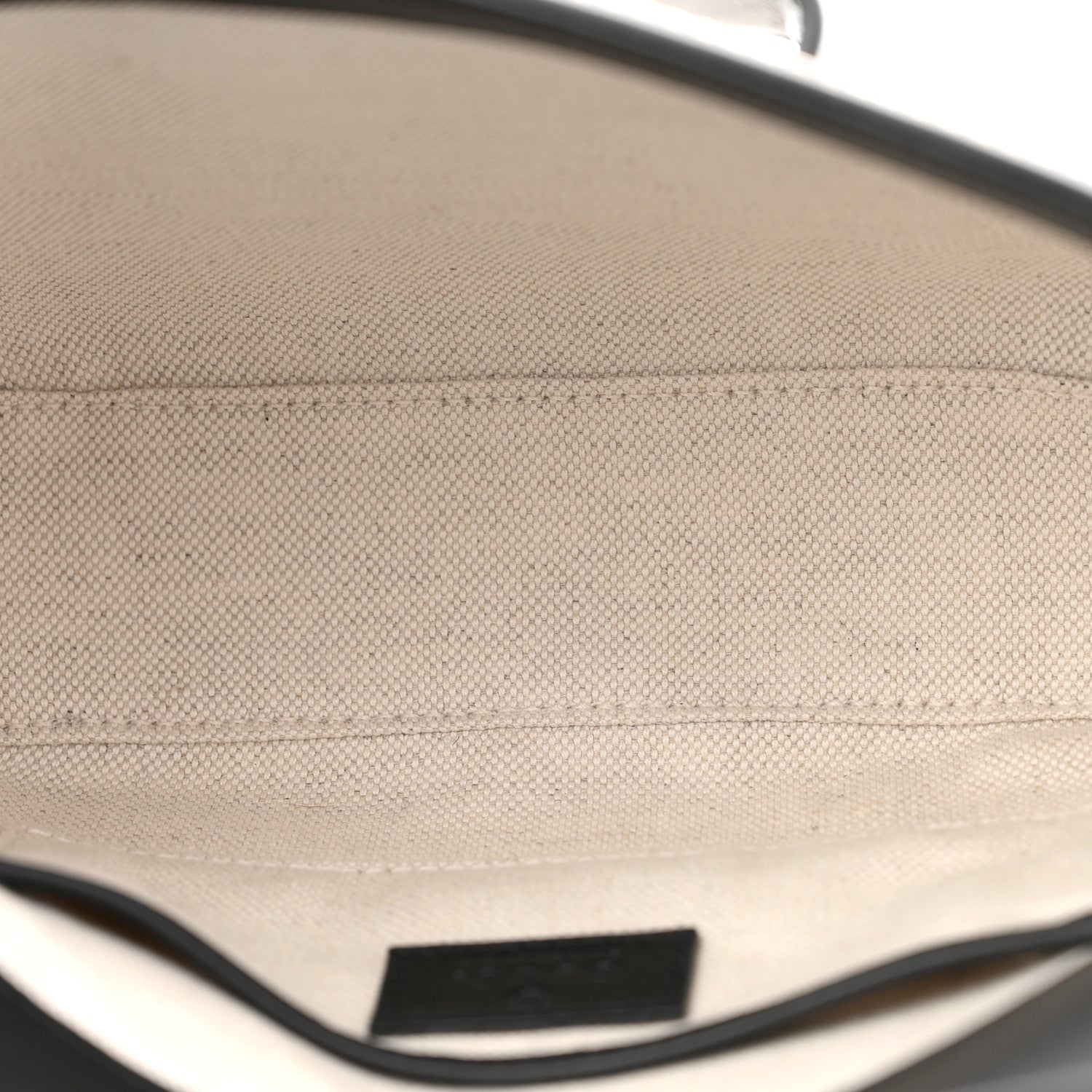 GG Supreme Monogram Horsebit 1955 Soft Small Shoulder Bag Beige Black