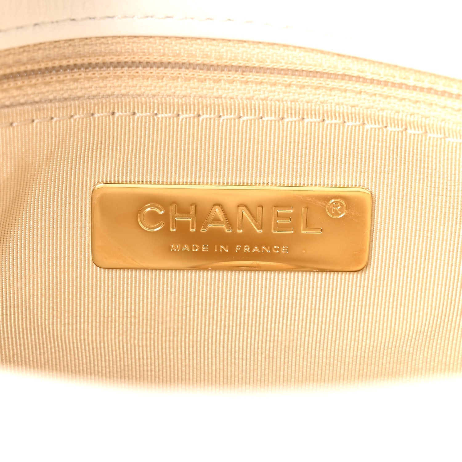 Goatskin Quilted Large Chanel 19 Flap White