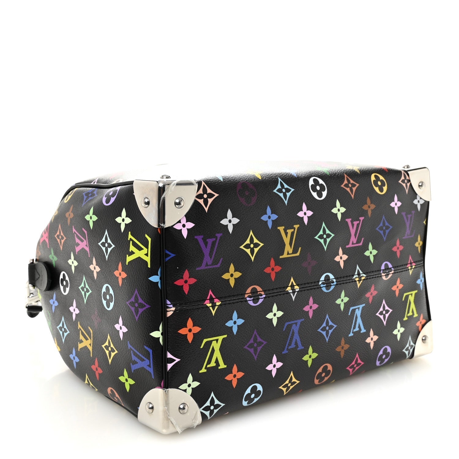 LV X TM Monogram Multicolor Speedy Soft 30 Black