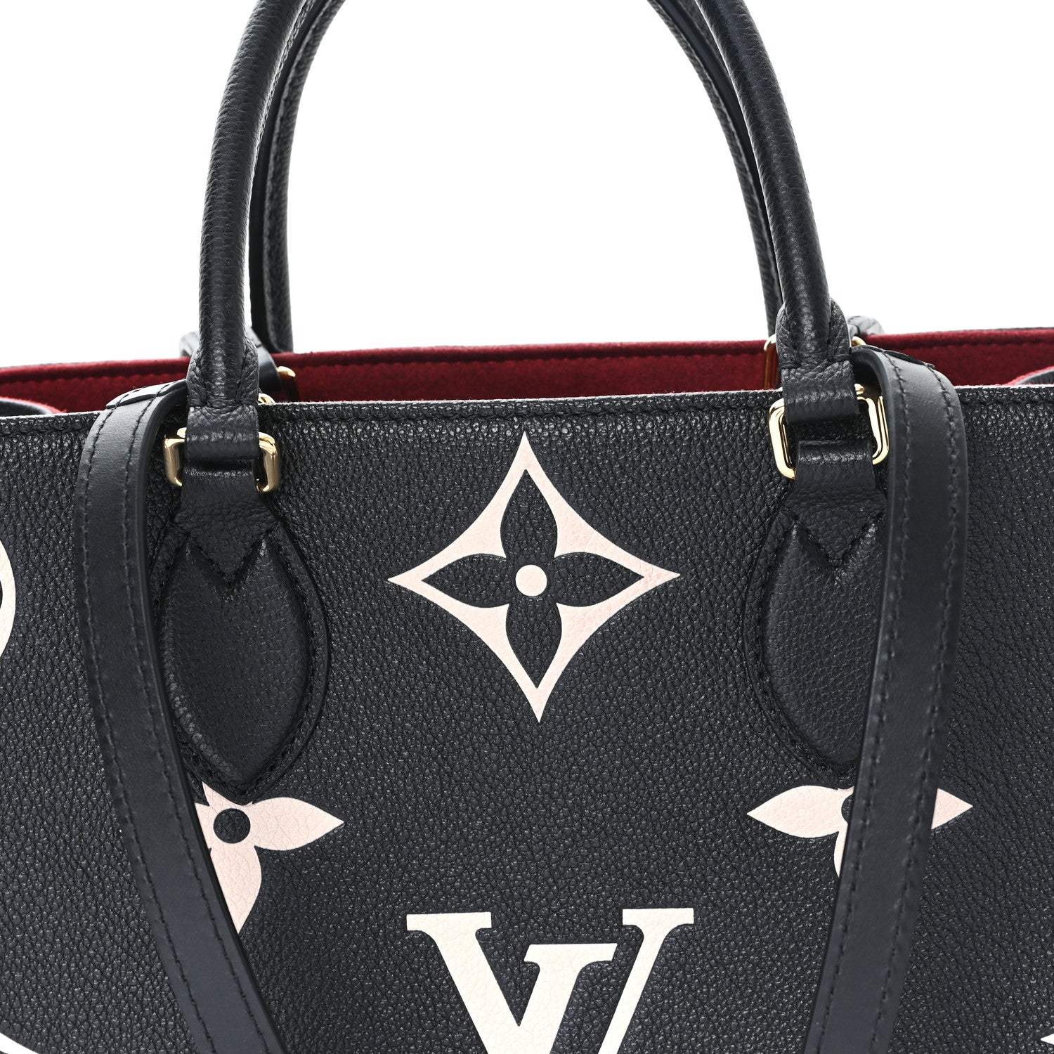 Empreinte Monogram Giant Onthego MM Black Beige