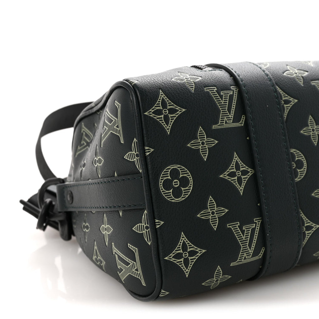 Monogram Shadow City Keepall Forest Green