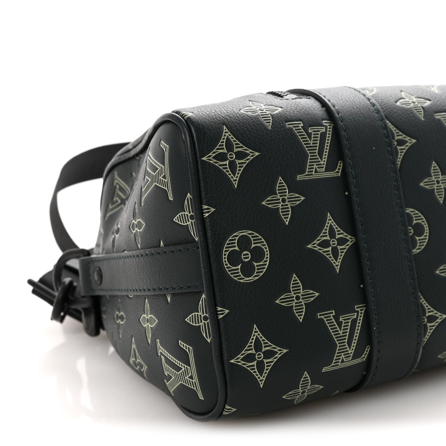 Monogram Shadow City Keepall Forest Green