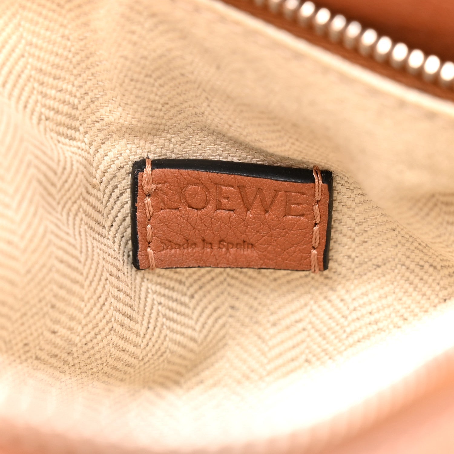 Calfskin Mini Puzzle Bag Tan