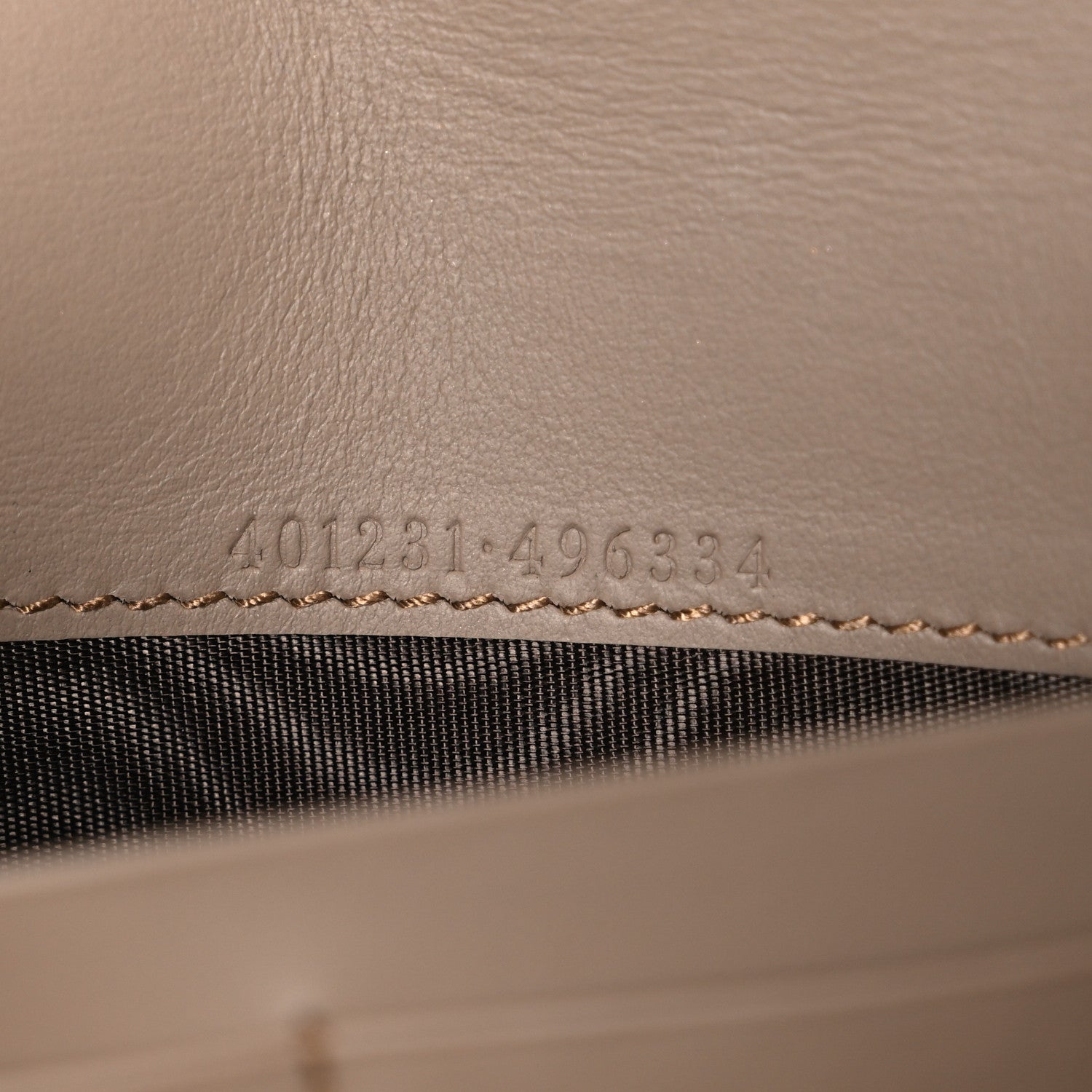 GG Supreme Monogram Mini Dionysus Chain Wallet Beige Taupe