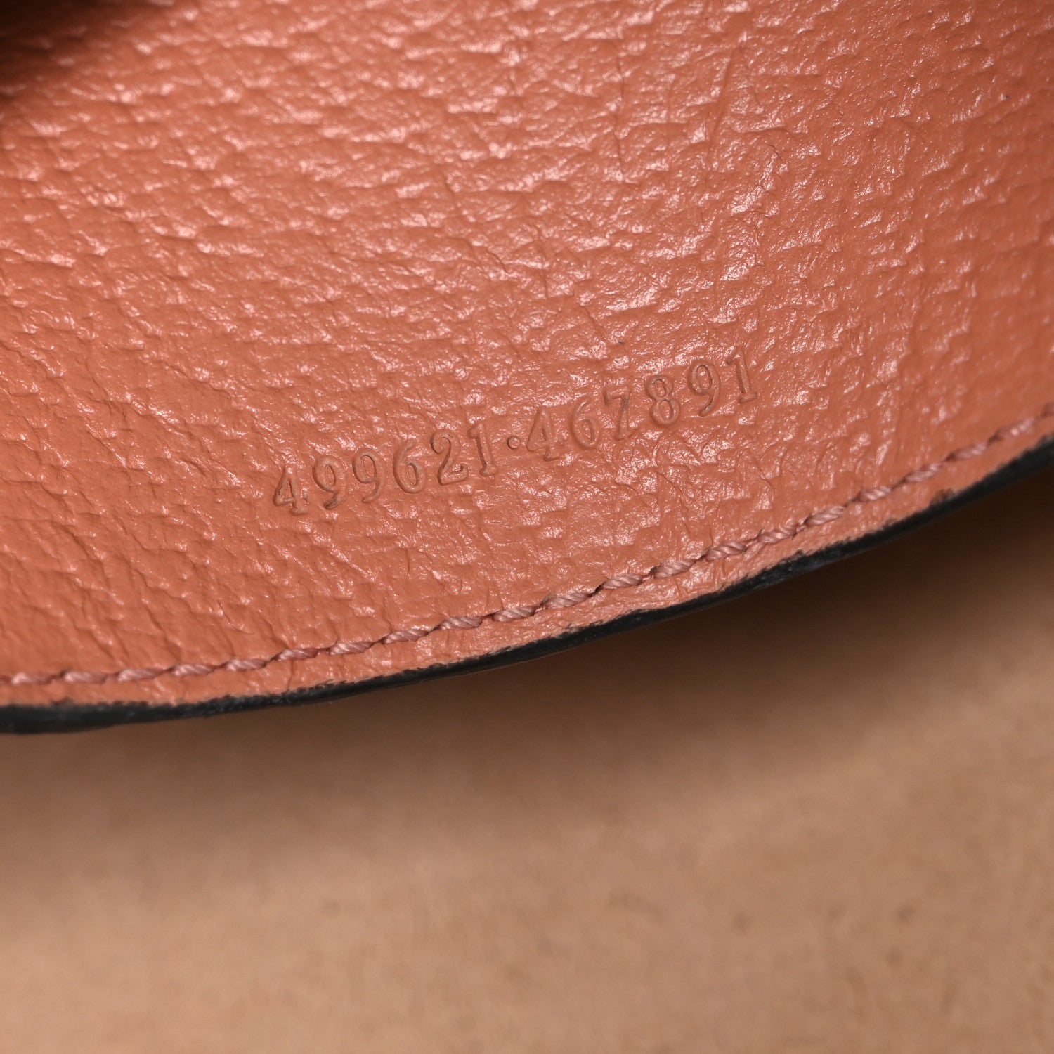Monogram Textured Dollar Calfskin Small Ophidia Dome Shoulder Bag Cloche Rose Pink