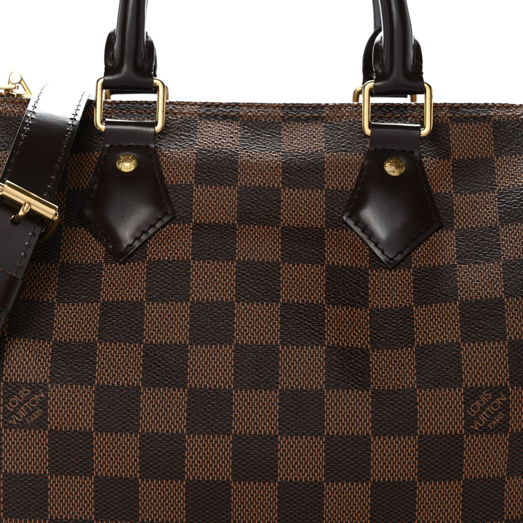 Damier Ebene Speedy Bandouliere 25