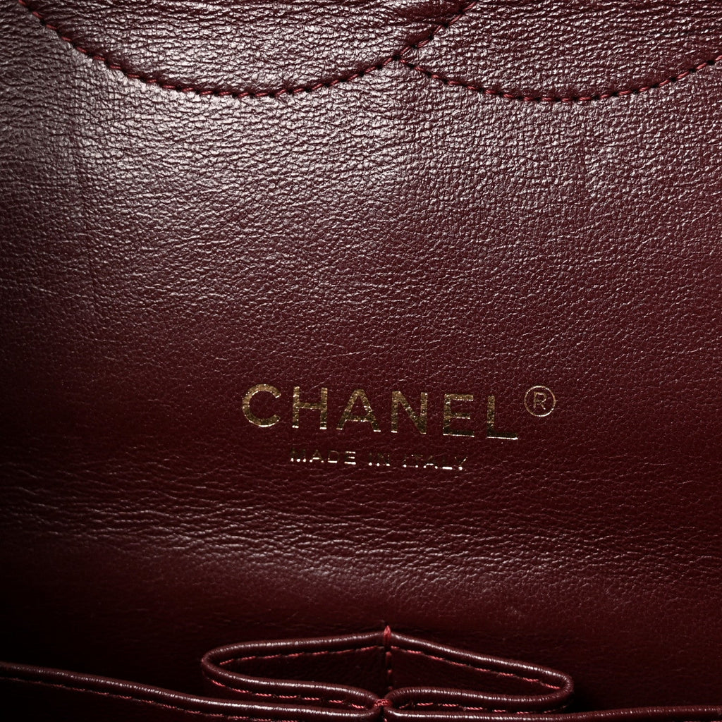 Lambskin Quilted Maxi Double Flap Black