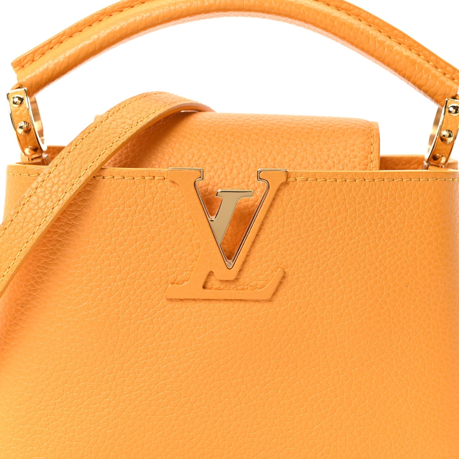 Taurillon Mini Capucines Sunbeam Yellow