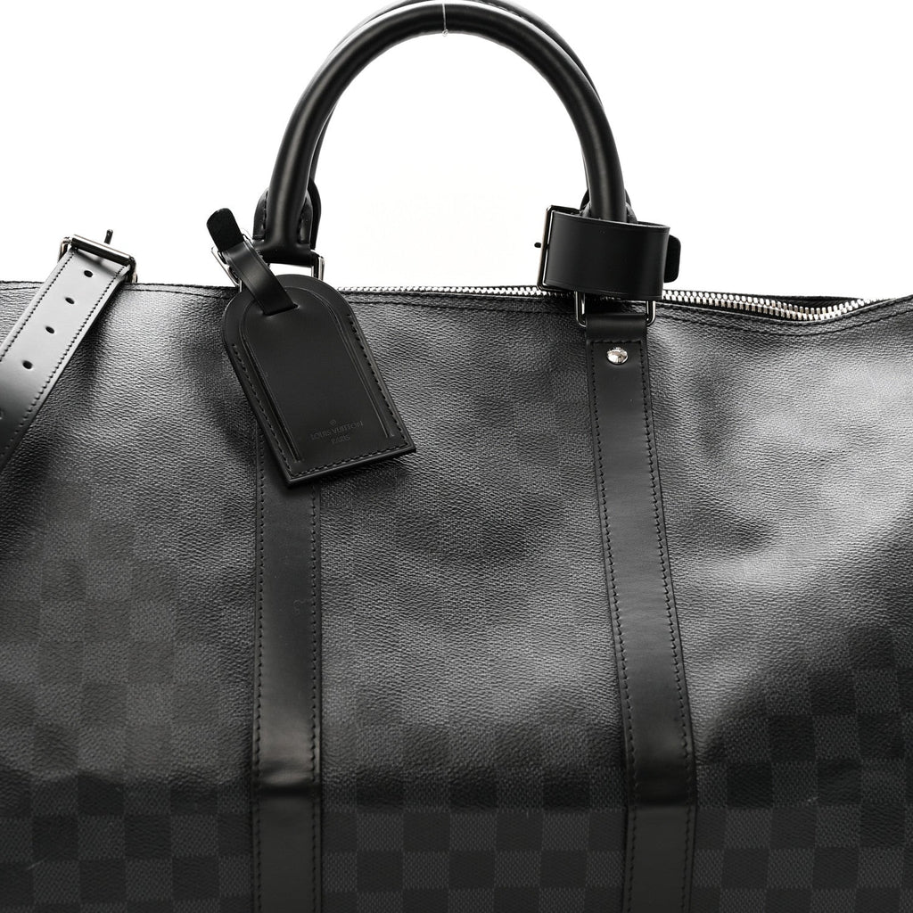 Damier Graphite Keepall Bandouliere 55