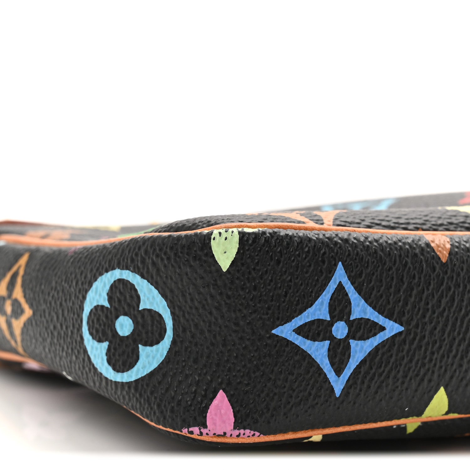 Monogram Multicolor Pochette Accessories Black