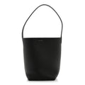 Grained Calfskin Small N/S Park Tote Black
