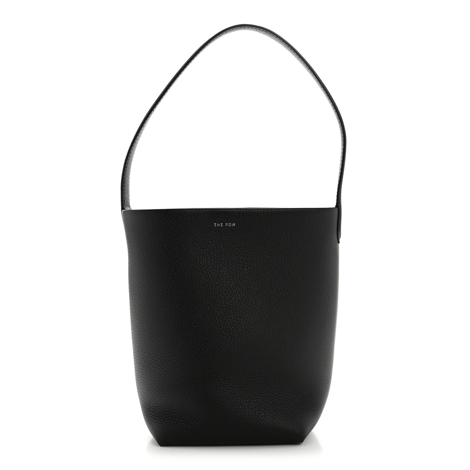 Grained Calfskin Small N/S Park Tote Black