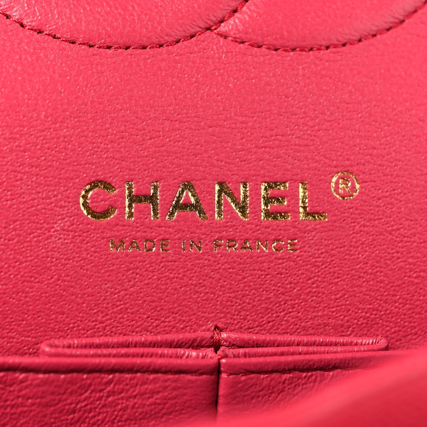 Caviar Quilted Medium Double Flap Dark Pink