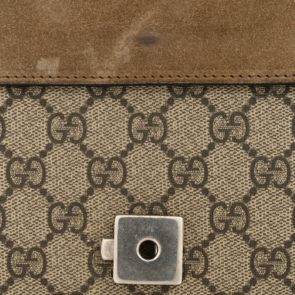 GG Supreme Monogram Small Dionysus Shoulder Bag Taupe