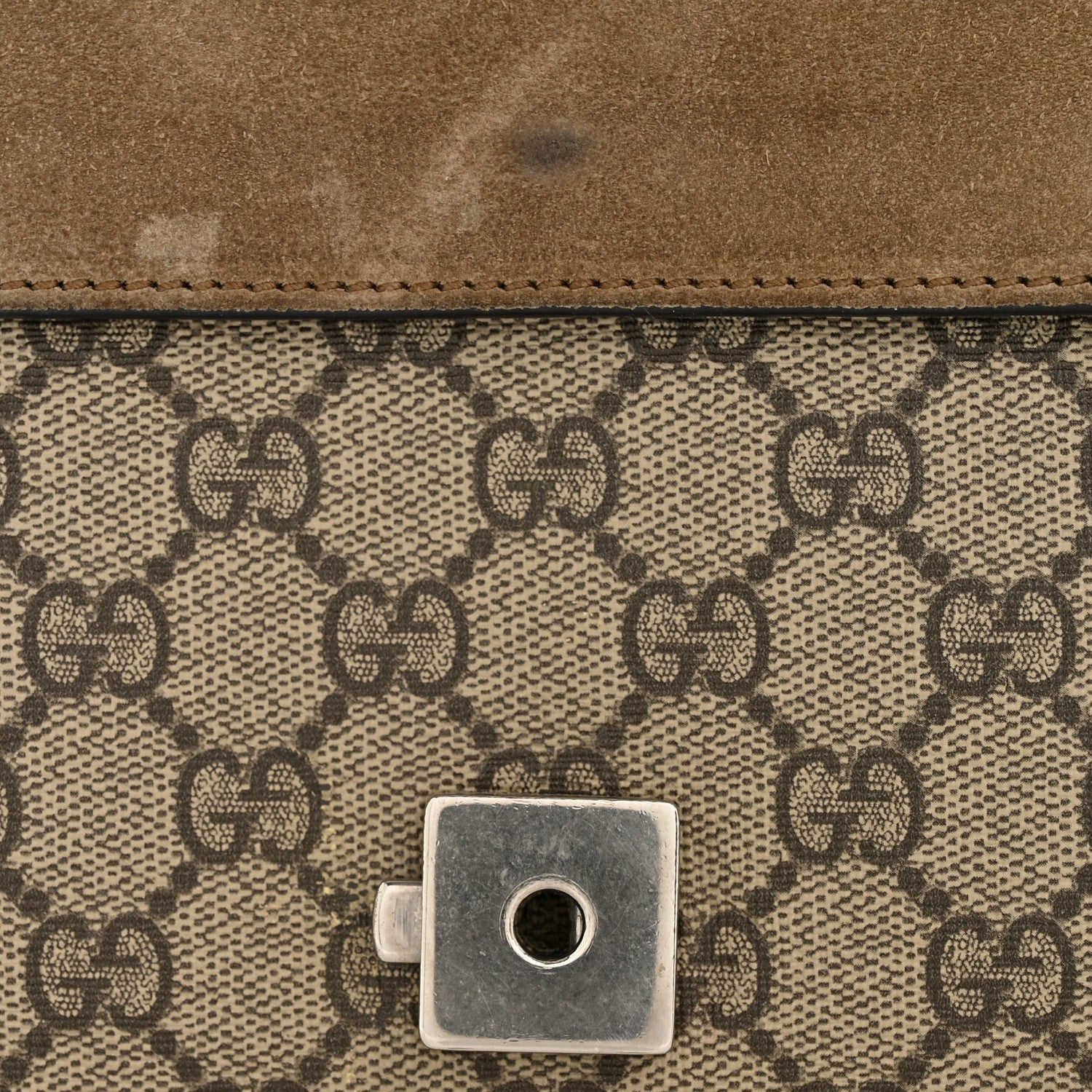 GG Supreme Monogram Small Dionysus Shoulder Bag Taupe