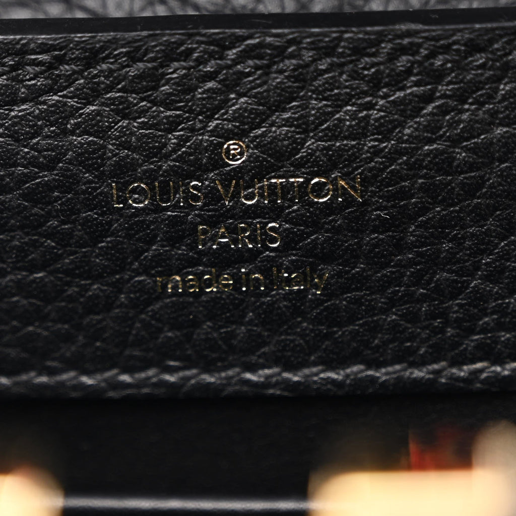 Taurillon Braided Capucines Mini Black