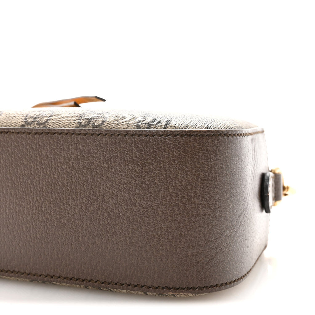 GG Supreme Monogram Web Neo Vintage Shoulder Bag Beige New Acero Crop