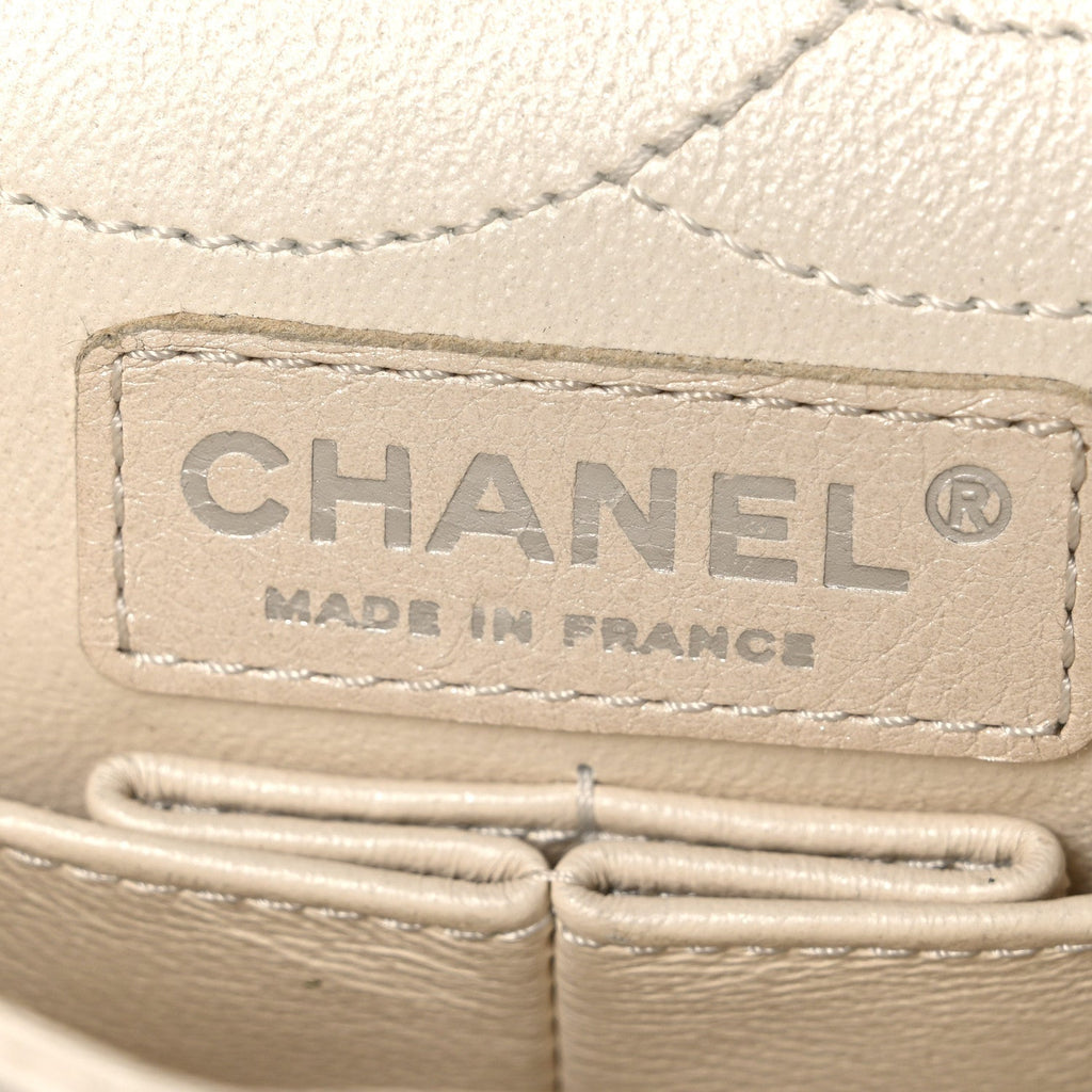 Aged Calfskin Lucky Charms 2.55 Reissue 225 Flap Ivory