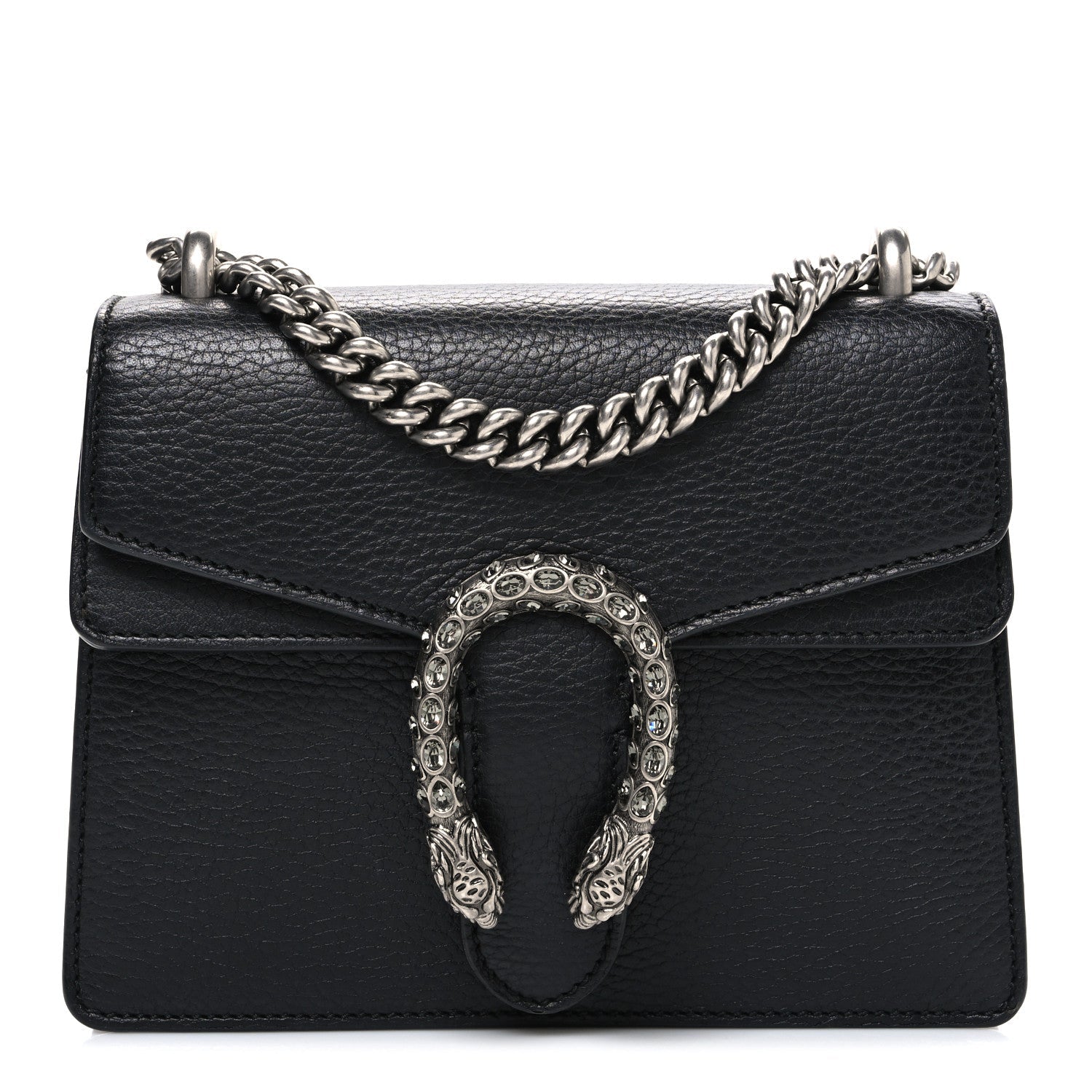 Calfskin Mini Dionysus Shoulder Bag Black