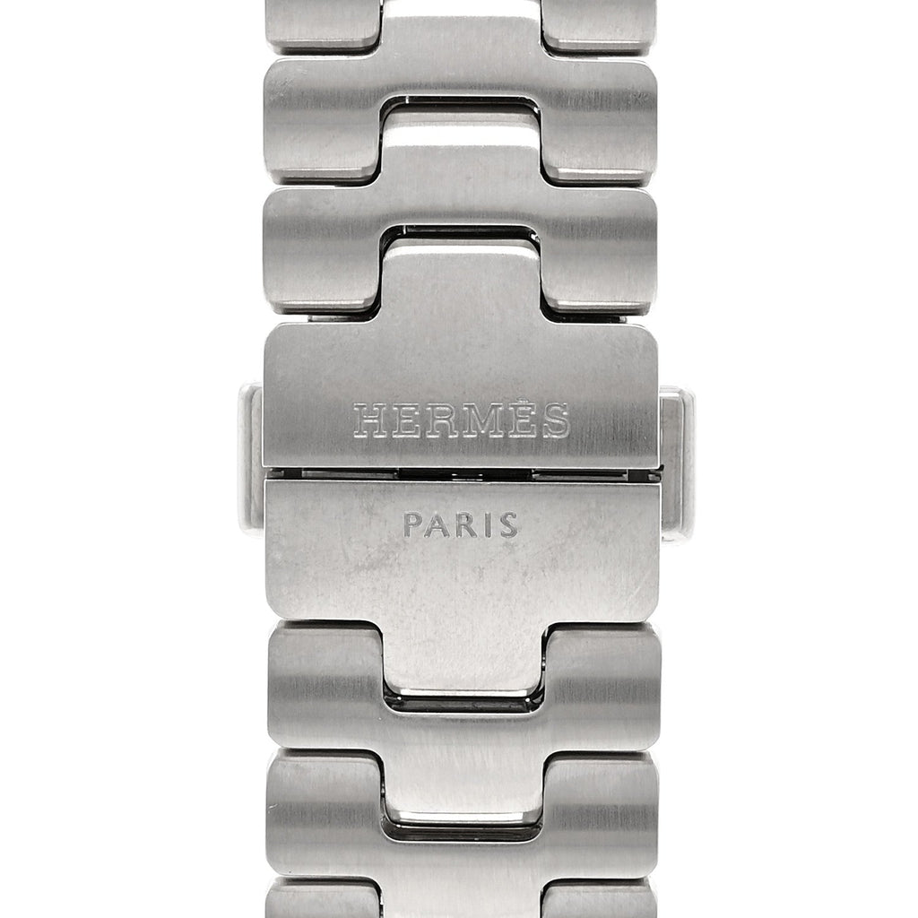 Stainless Steel 42mm Grand H Apple Watch Single Tour Band Gris