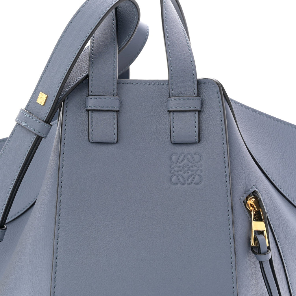 Calfskin Small Hammock Shoulder Bag Atlantic