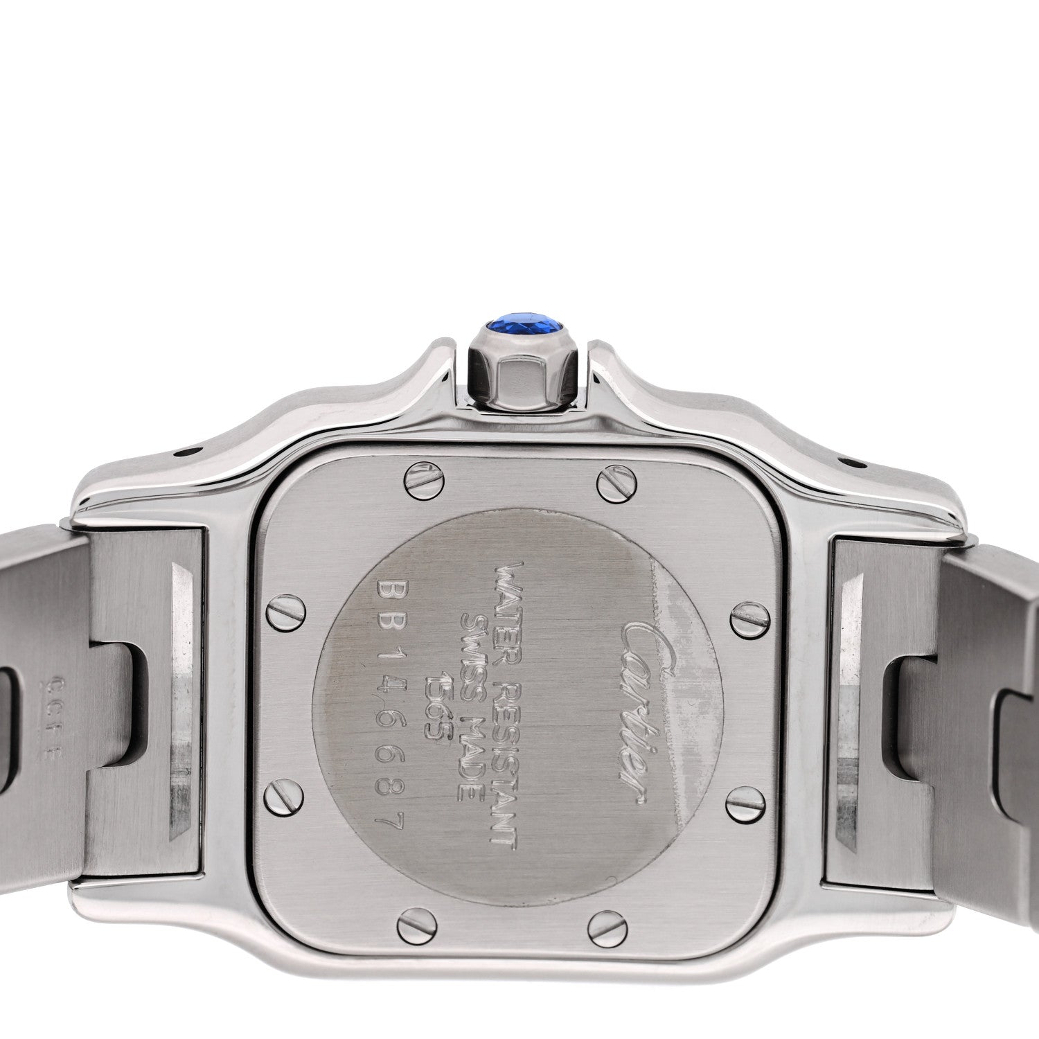 Stainless Steel 24mm Santos de Cartier Galbee Quartz Watch