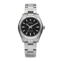 Stainless Steel 31mm Oyster Perpetual Watch Bright Black 277200