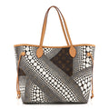 Monogram Kusama Waves Neverfull MM White