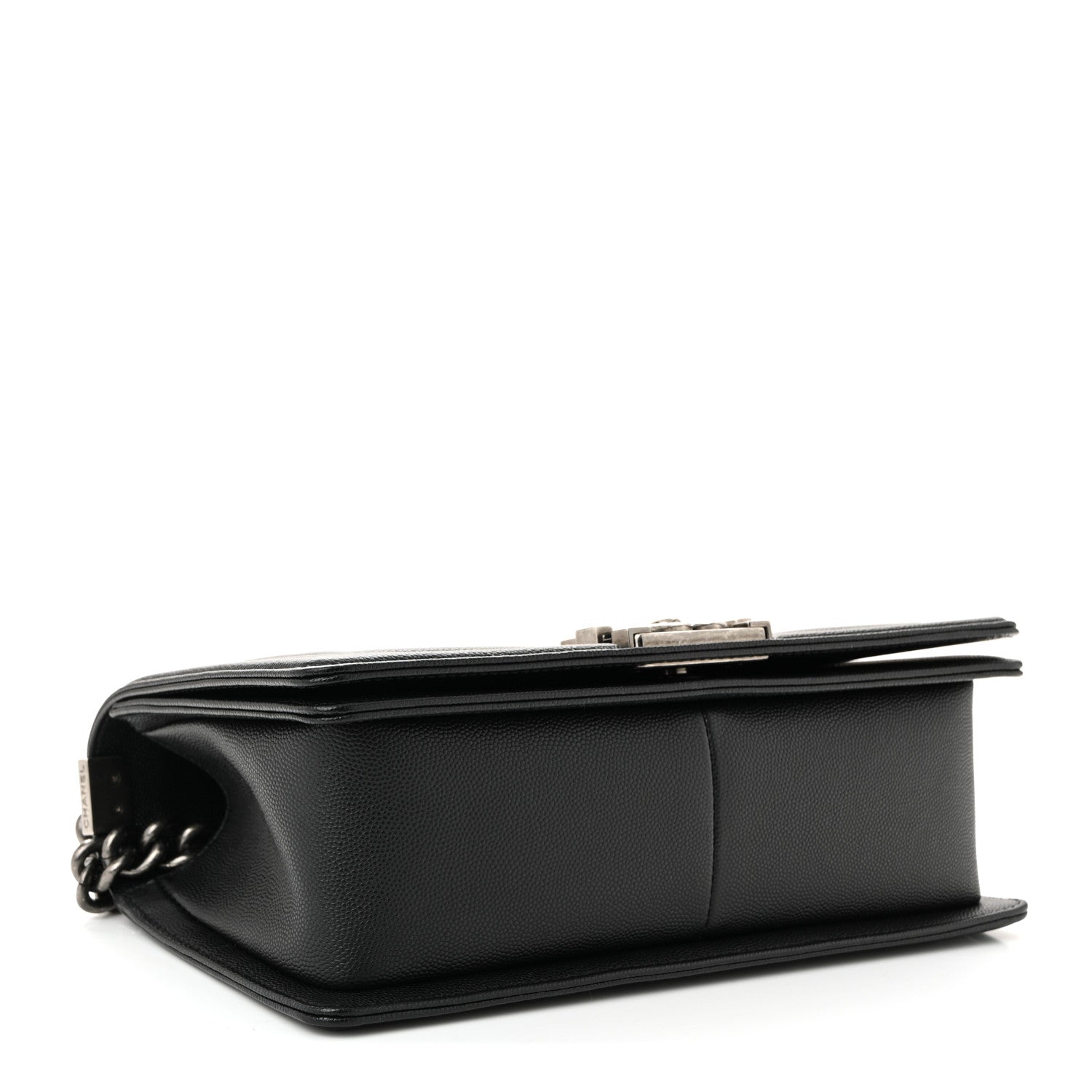 Caviar Quilted Medium Boy Flap Black