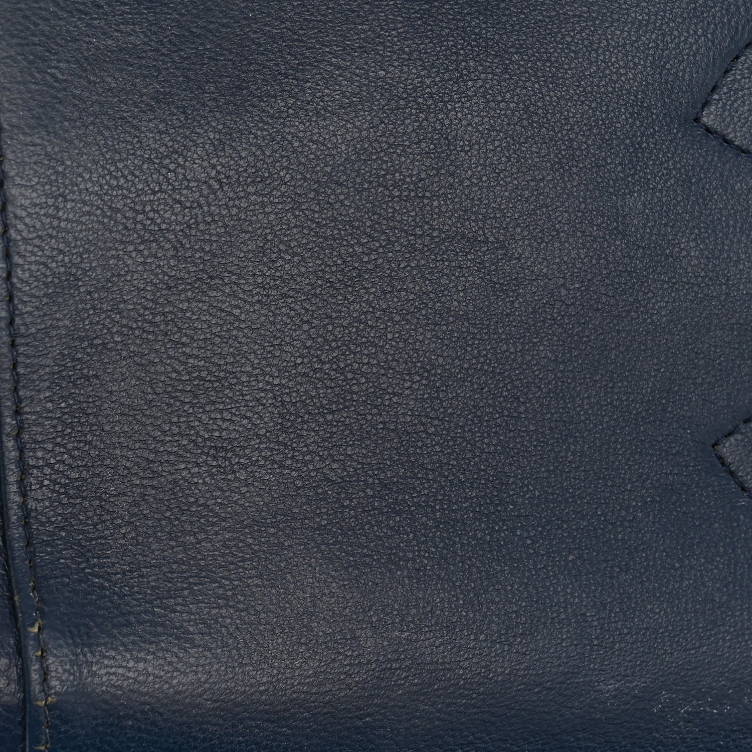 Caviar Quilted Maxi Double Flap Navy Blue