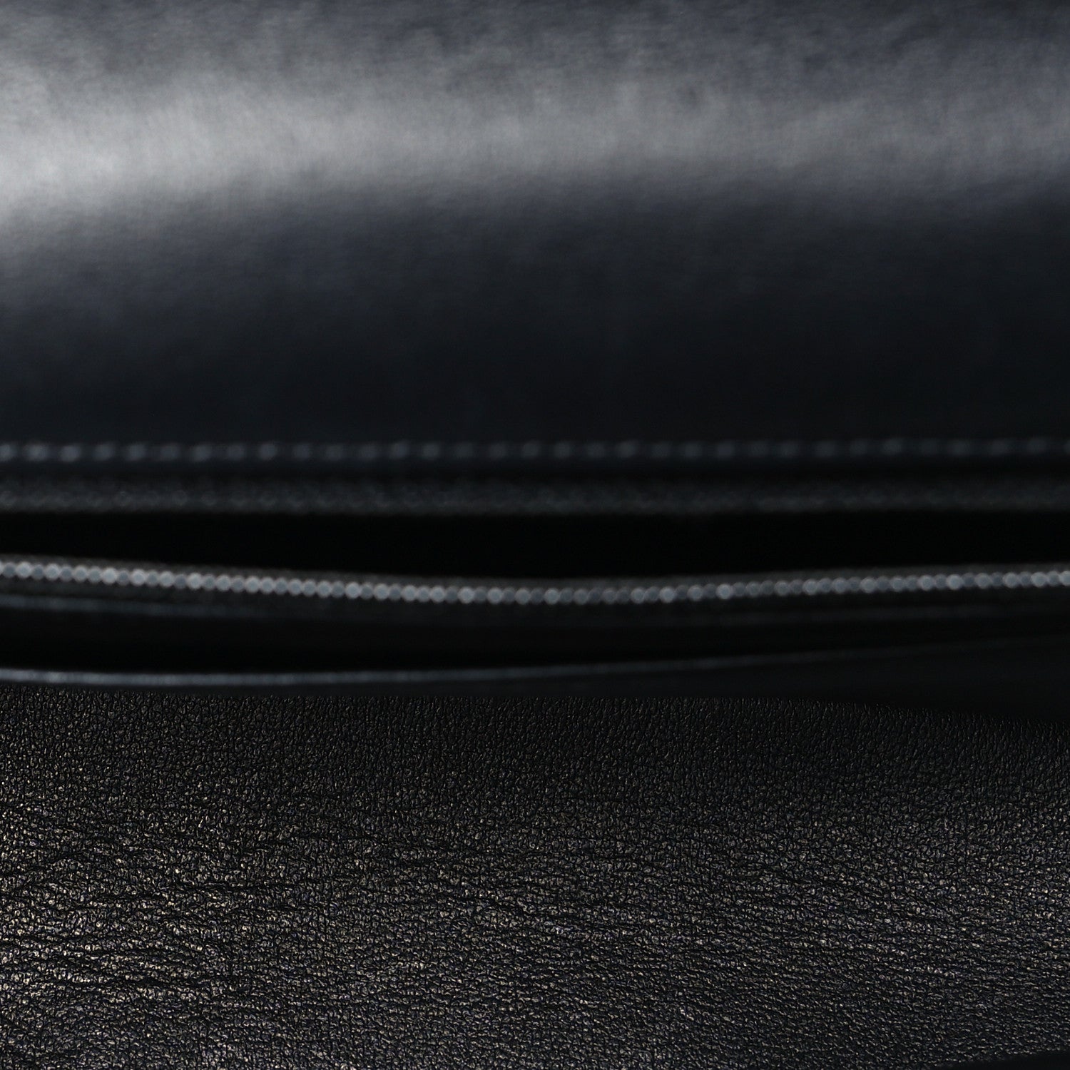 Lambskin Quilted Mini Rectangular Flap Black