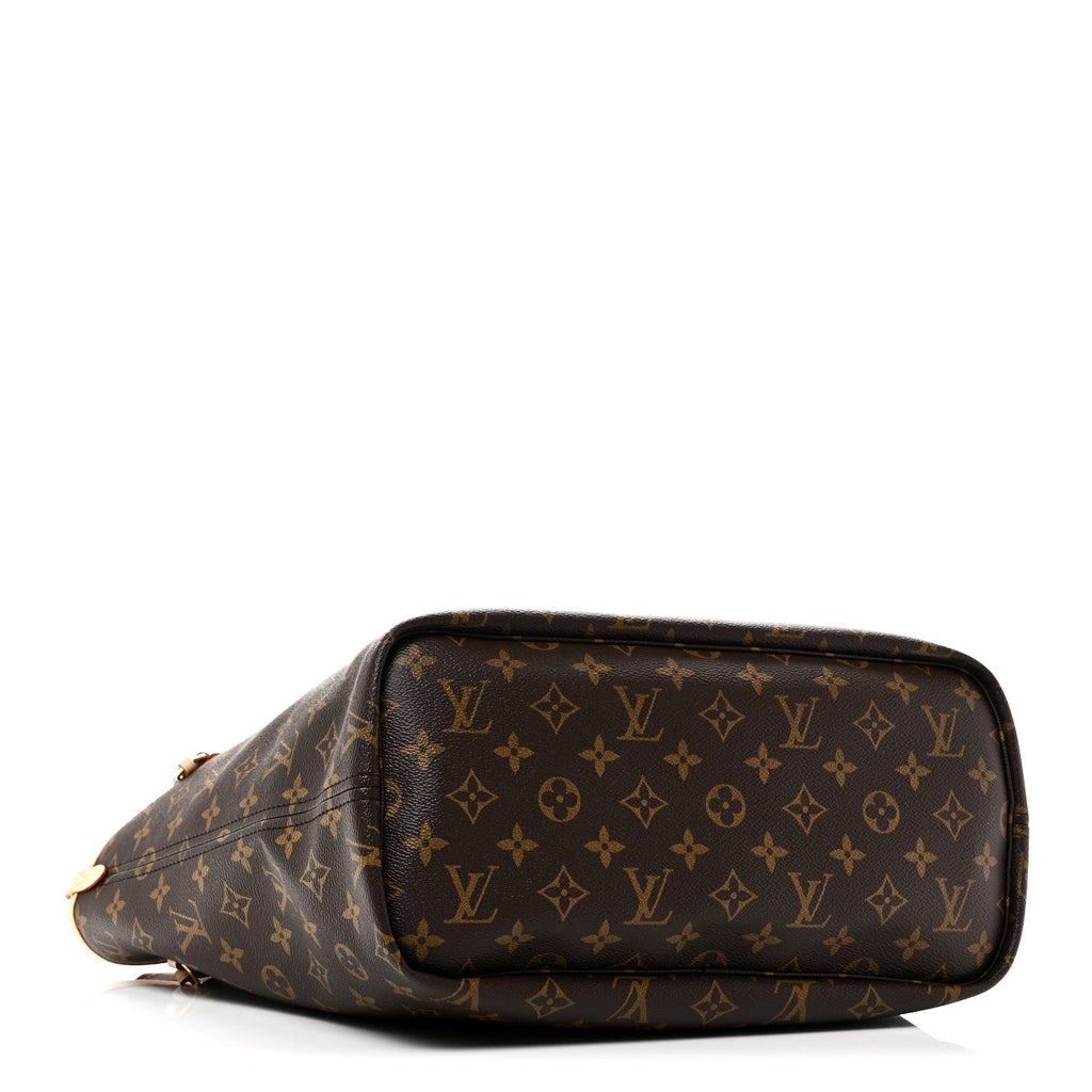 Monogram Inside Out Neverfull Bandouliere MM Rouge Sari