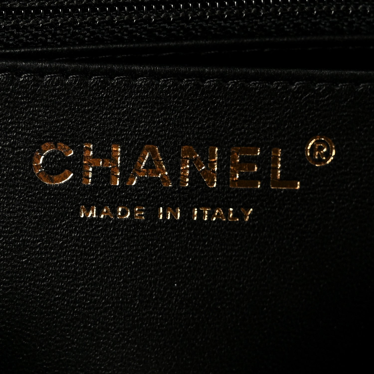Lambskin Quilted Mini Square Flap Black