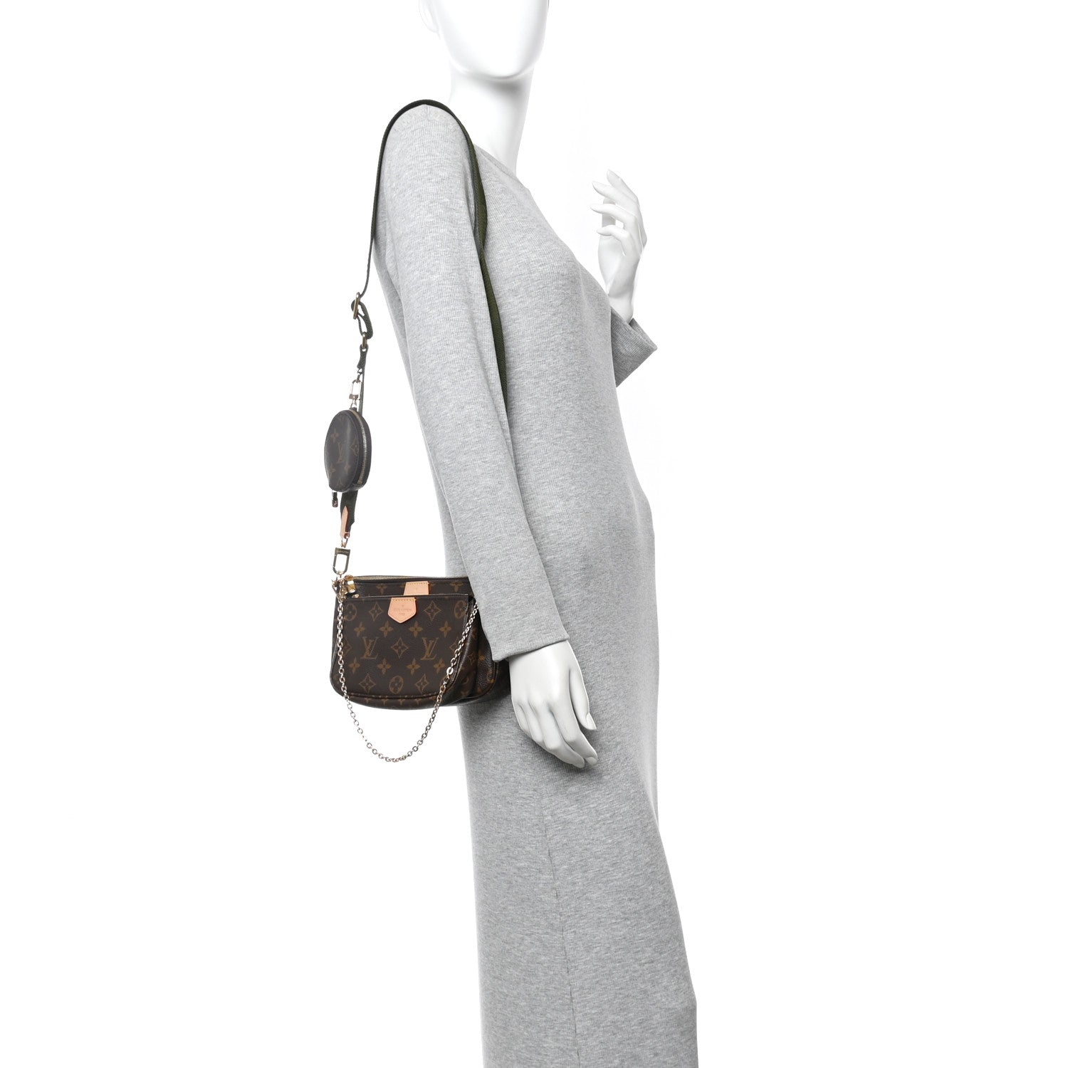 Monogram Multi Pochette Accessories Kaki