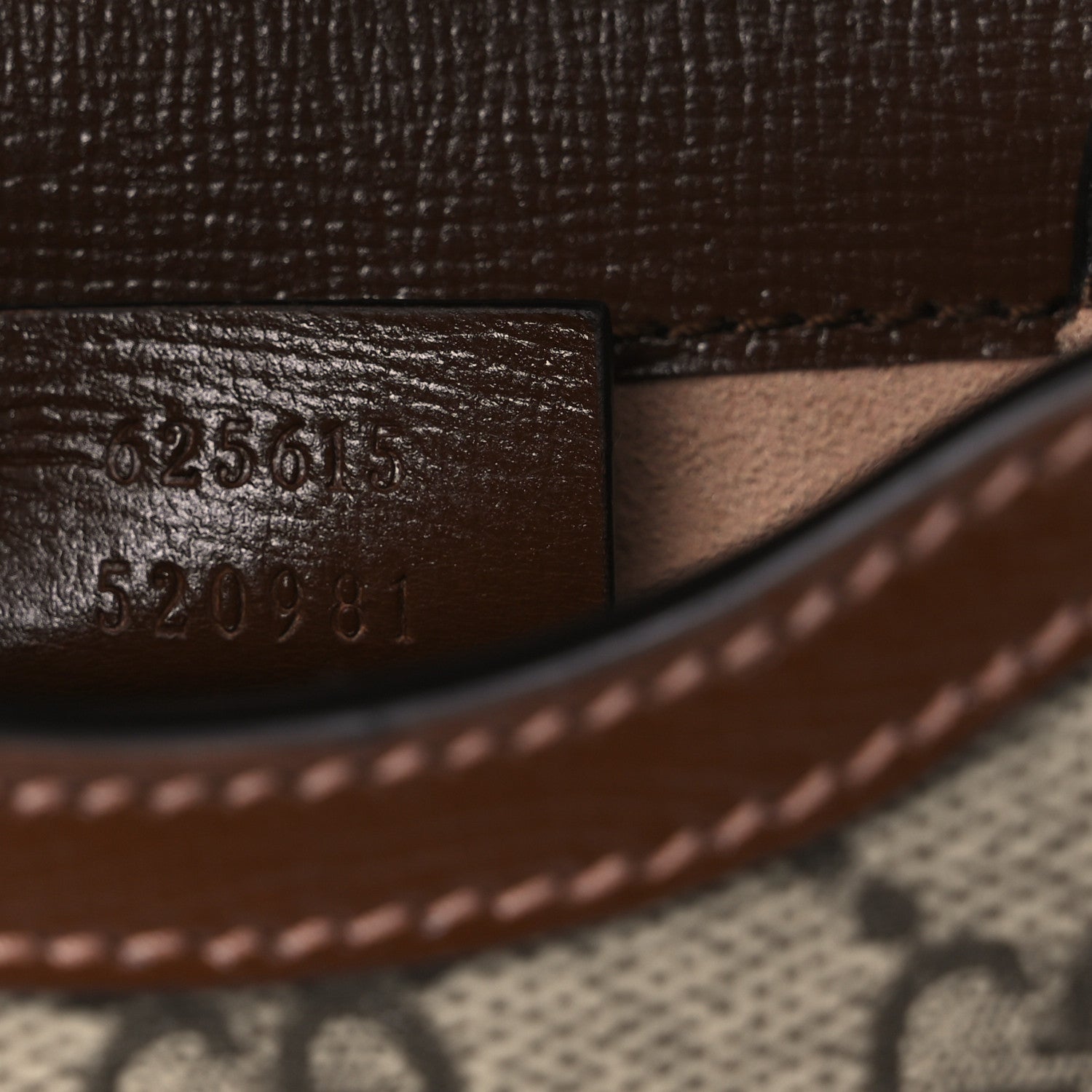 GG Supreme Monogram Mini Horsebit 1955 Crossbody Bag Beige Brown Sugar
