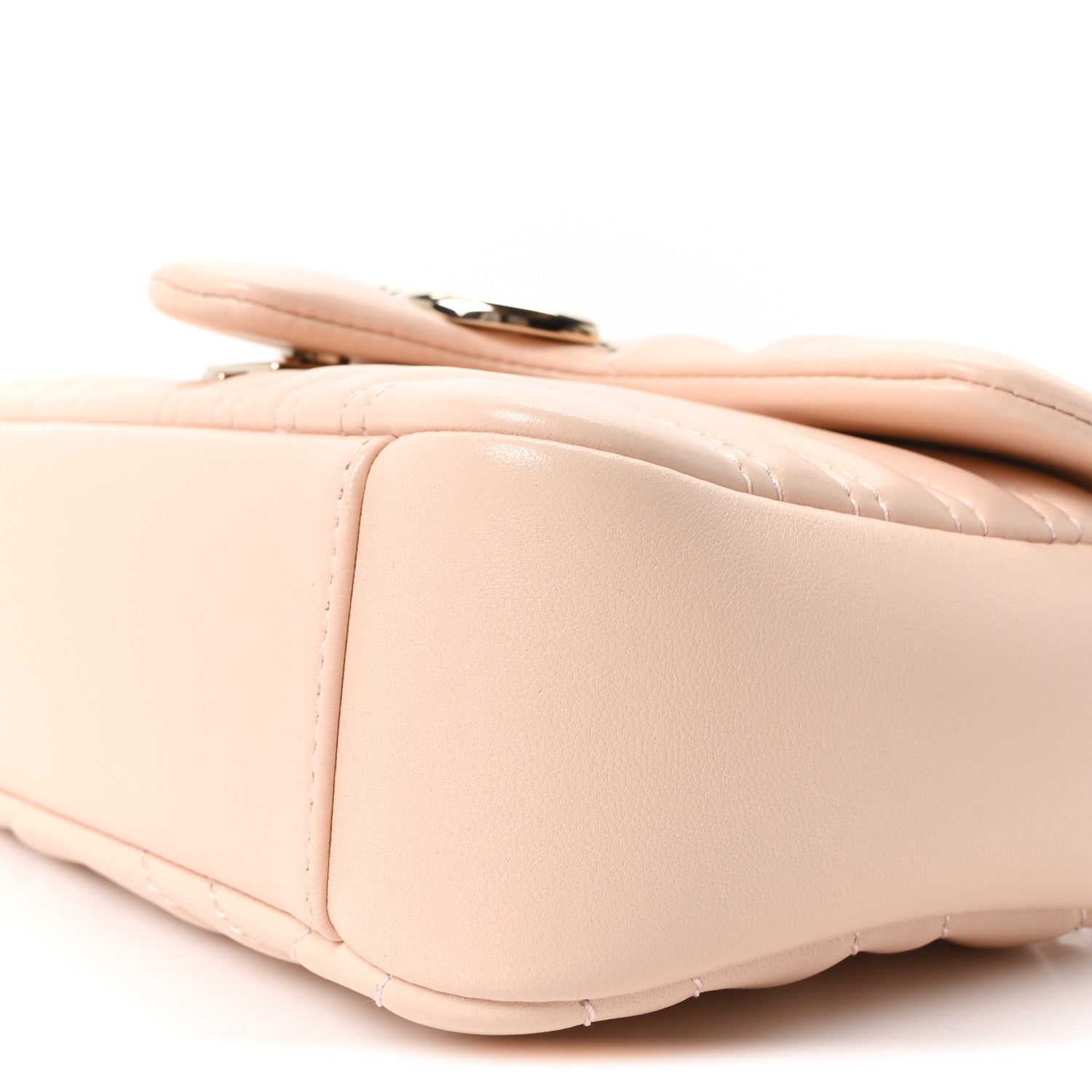 Lambskin Matelasse Small GG Marmont Shoulder Bag Millenial Pink