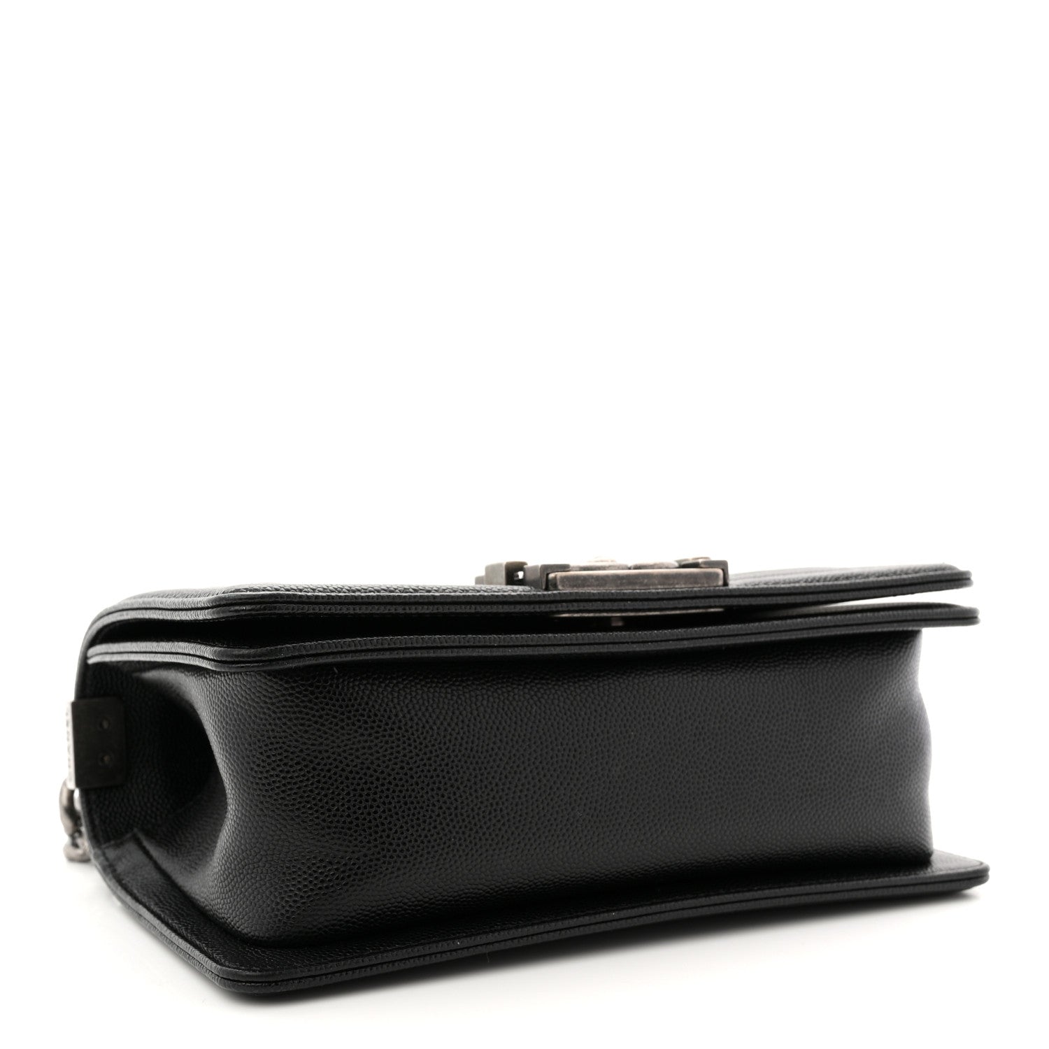 Caviar Quilted Small Boy Flap Black
