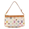 Monogram Multicolor Pochette Accessories White
