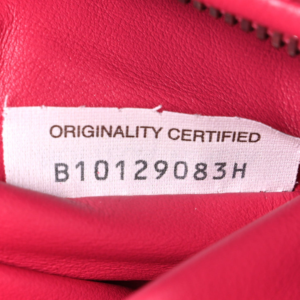 Nappa Intrecciato Teen Jodie Hobo Cranberry