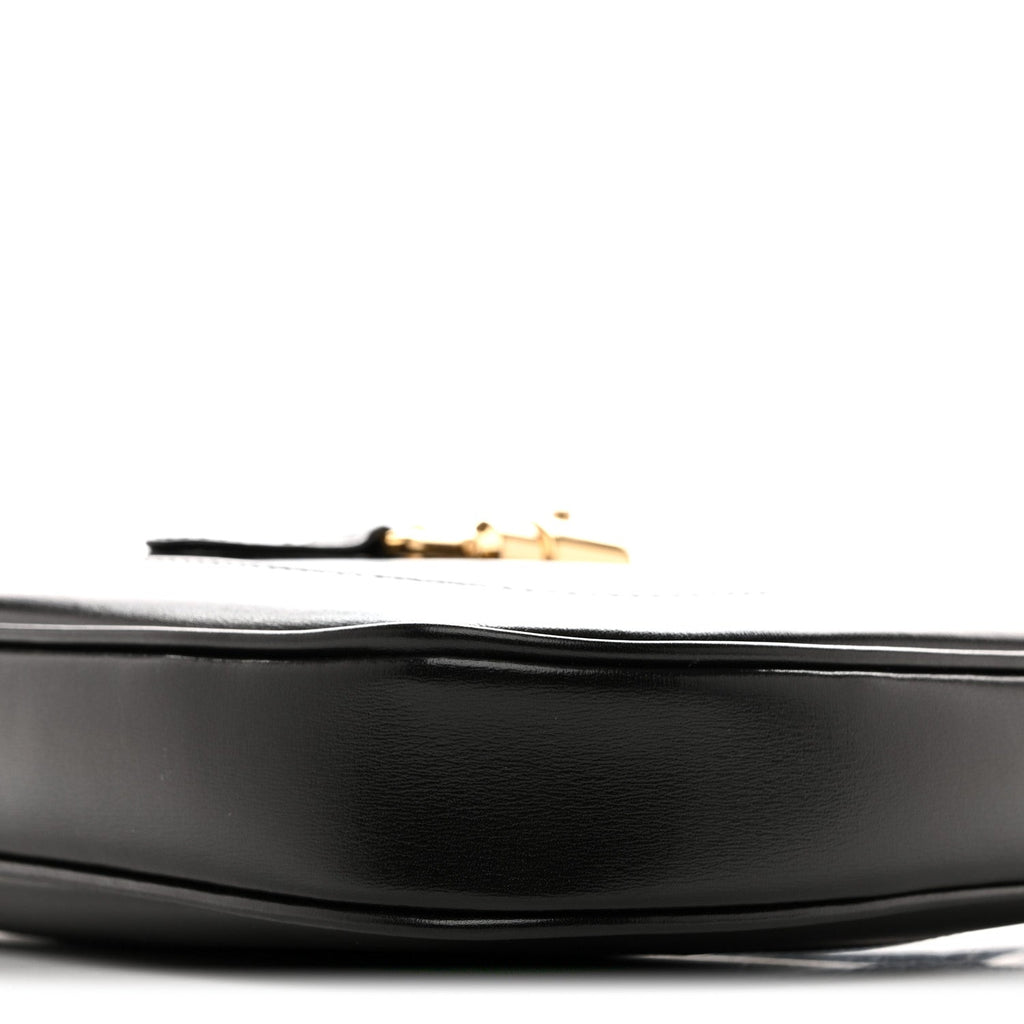 Boarded Dyana Lux Calfskin Small Jackie 1961 Hobo Black