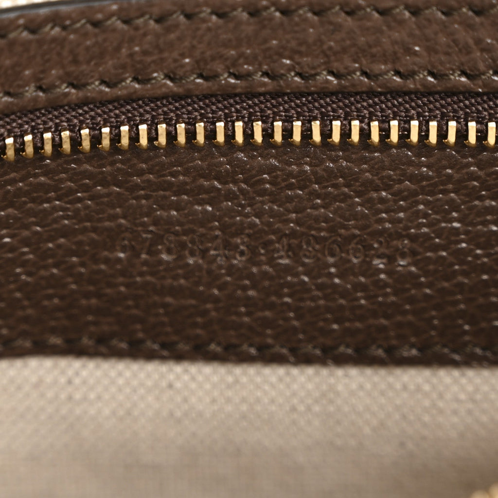 GG Supreme Monogram Web Geometric Small Jackie 1961 Beige Multicolor Brown Sugar