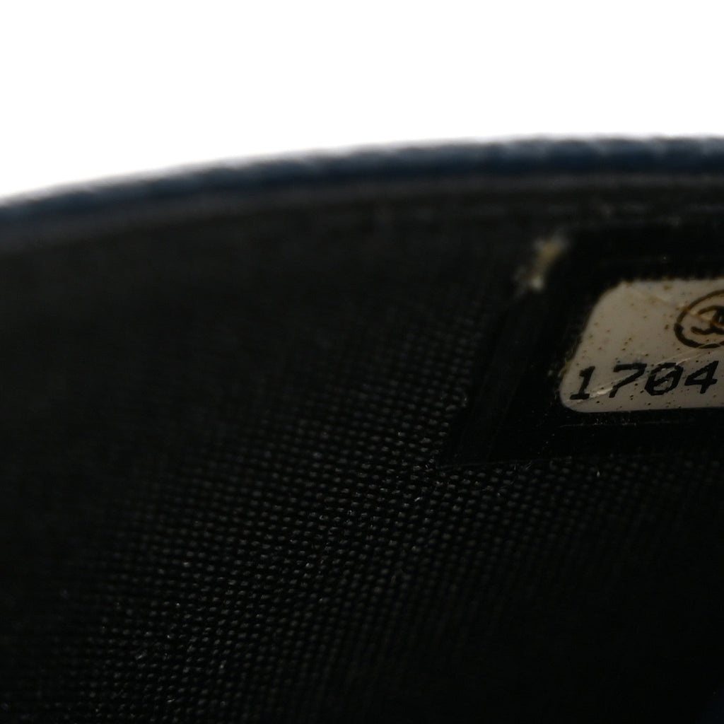 Caviar Timeless CC Wallet on Chain WOC Navy Blue